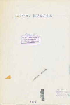 Leonard Bernstein, 1950 ca.