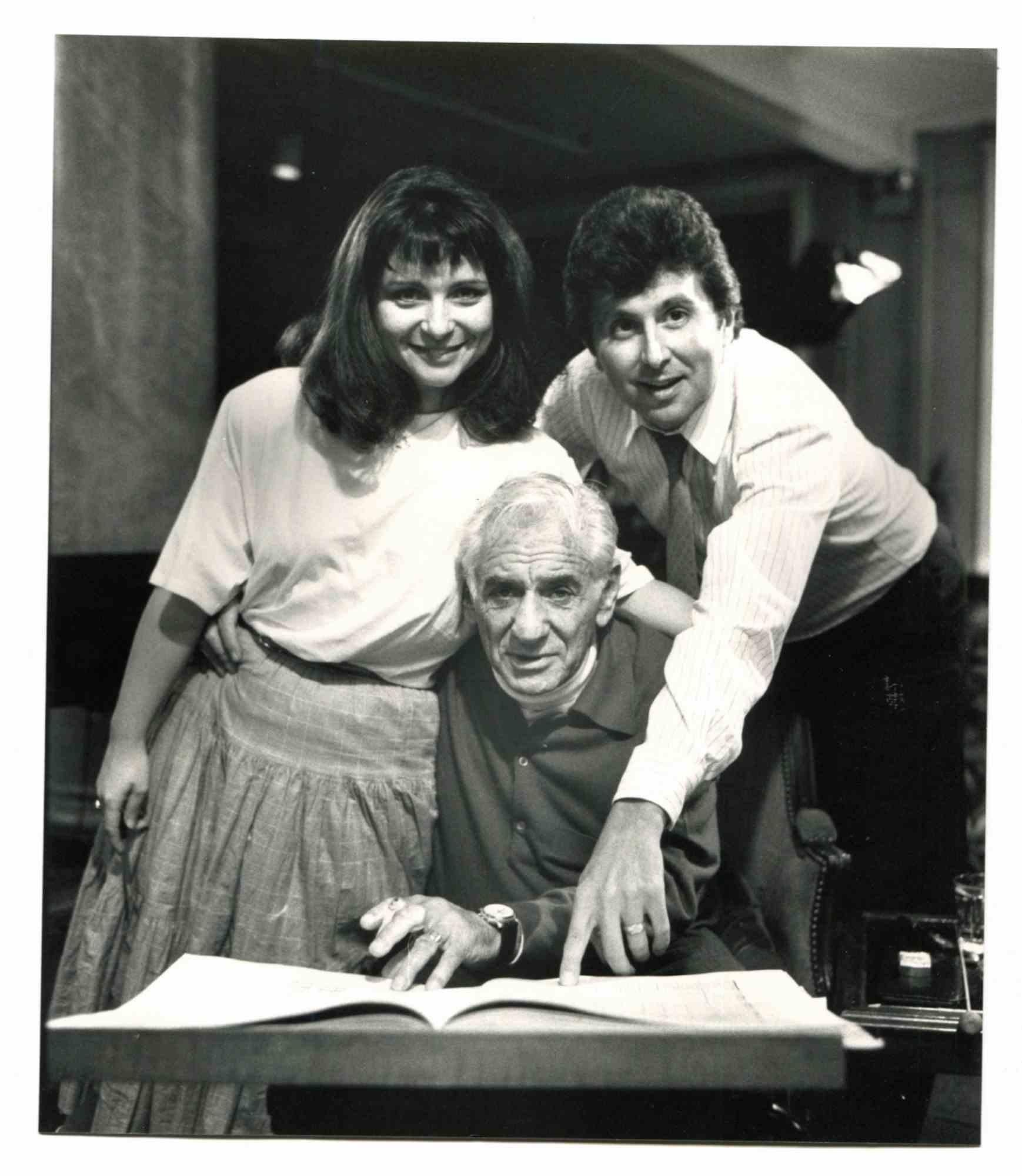 Unknown Portrait Photograph - Leonard Bernstein - Photo- 1980s