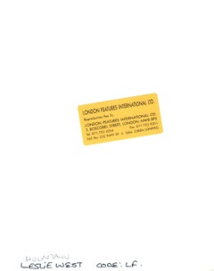 Leslie West of Mountain Vintage Original Photograph