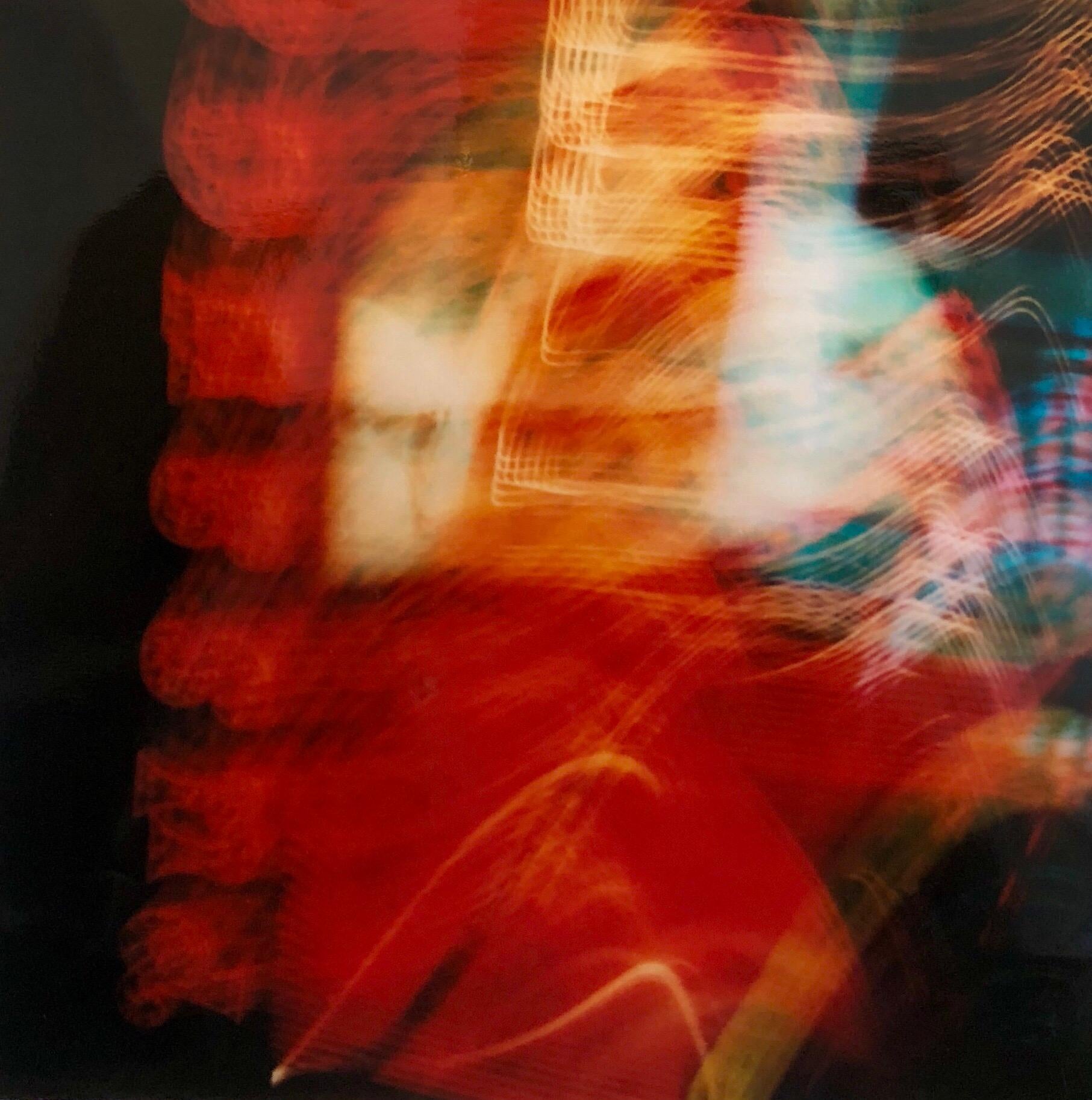 Unknown Abstract Photograph - Lights in Motion Photograph Chromo Photo Kodak Professional Endura