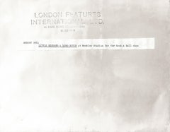 Little Richard and Lord Sutch at Wembley Stadium Vintage Original Photograph