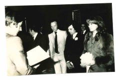 Petit Tony et Lea Massari - Photographie vintage, années 1980