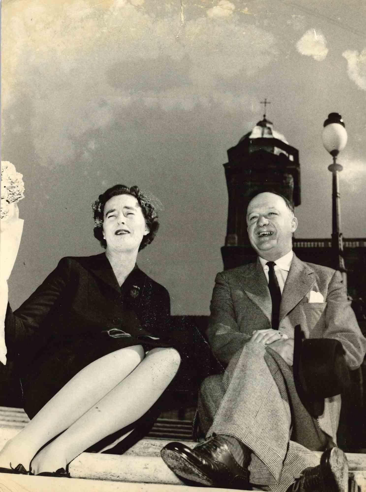 Unknown Figurative Photograph - Lord Butler and his Wife - Vintage Photo - Mid-20th Century