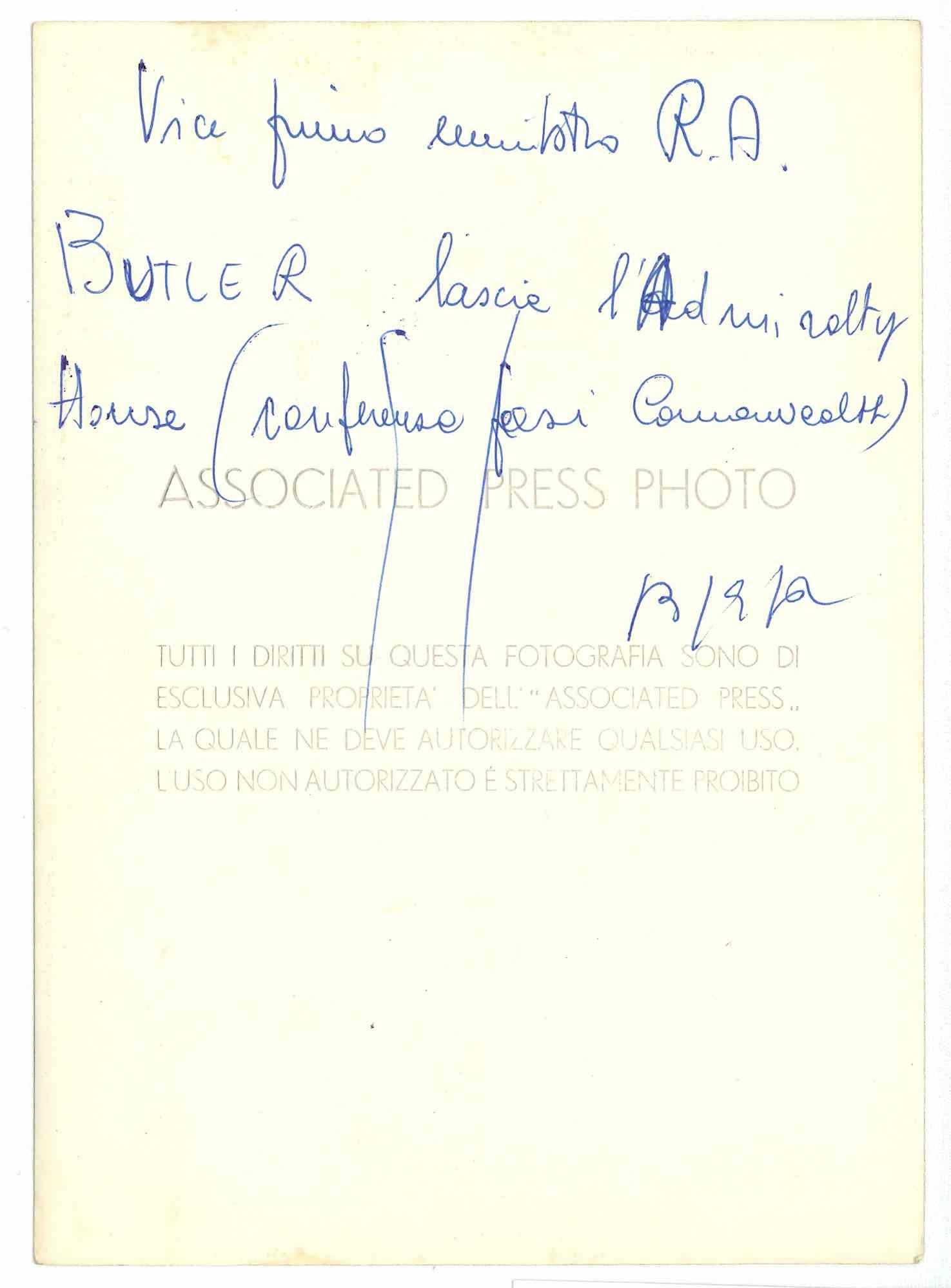 Lord Richard Butler - Vintage Photograph - 1962 - Brown Portrait Photograph by Unknown