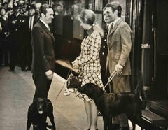 Lord Snowdon and Princess Margareth - Vintage Photograph - 1970s