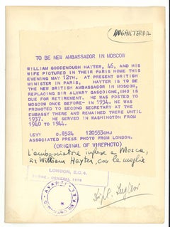 Lord William Hayter - Vintage Photograph - 1950s