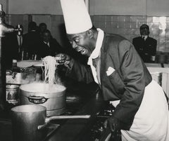 Vintage Louis Armstrong: Comical Cooking Fine Art Print