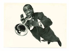 Vintage Louis Armstrong in 1966 - Postcard - 1966
