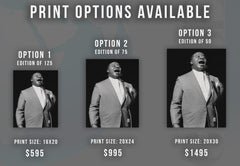 Louis Armstrong Singing Fine Art Print