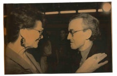 Louis Malle et Claudia Cardinale - Photo vintage, années 1990