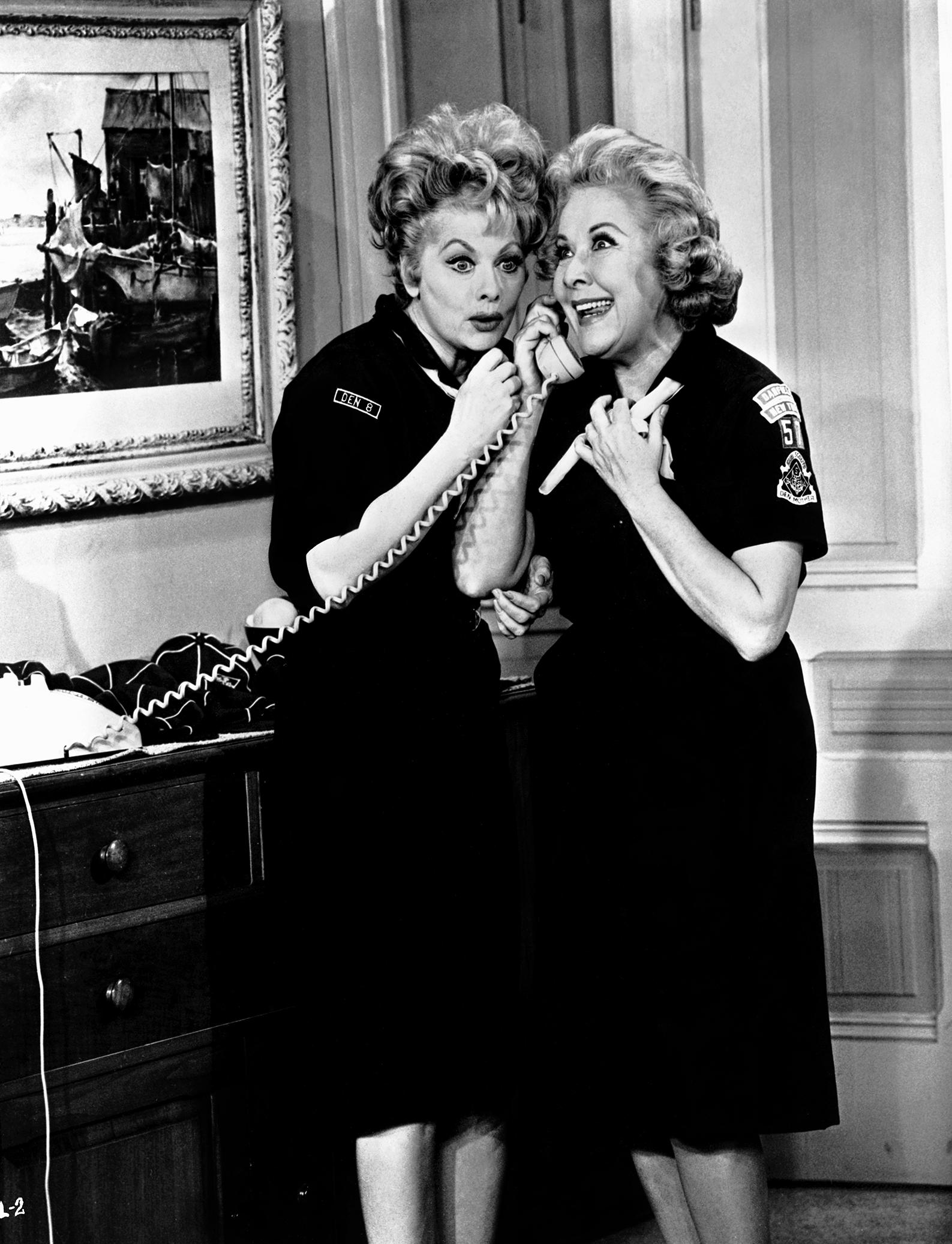 Unknown Portrait Photograph - Lucille Ball and Vivian Vance "I Love Lucy"