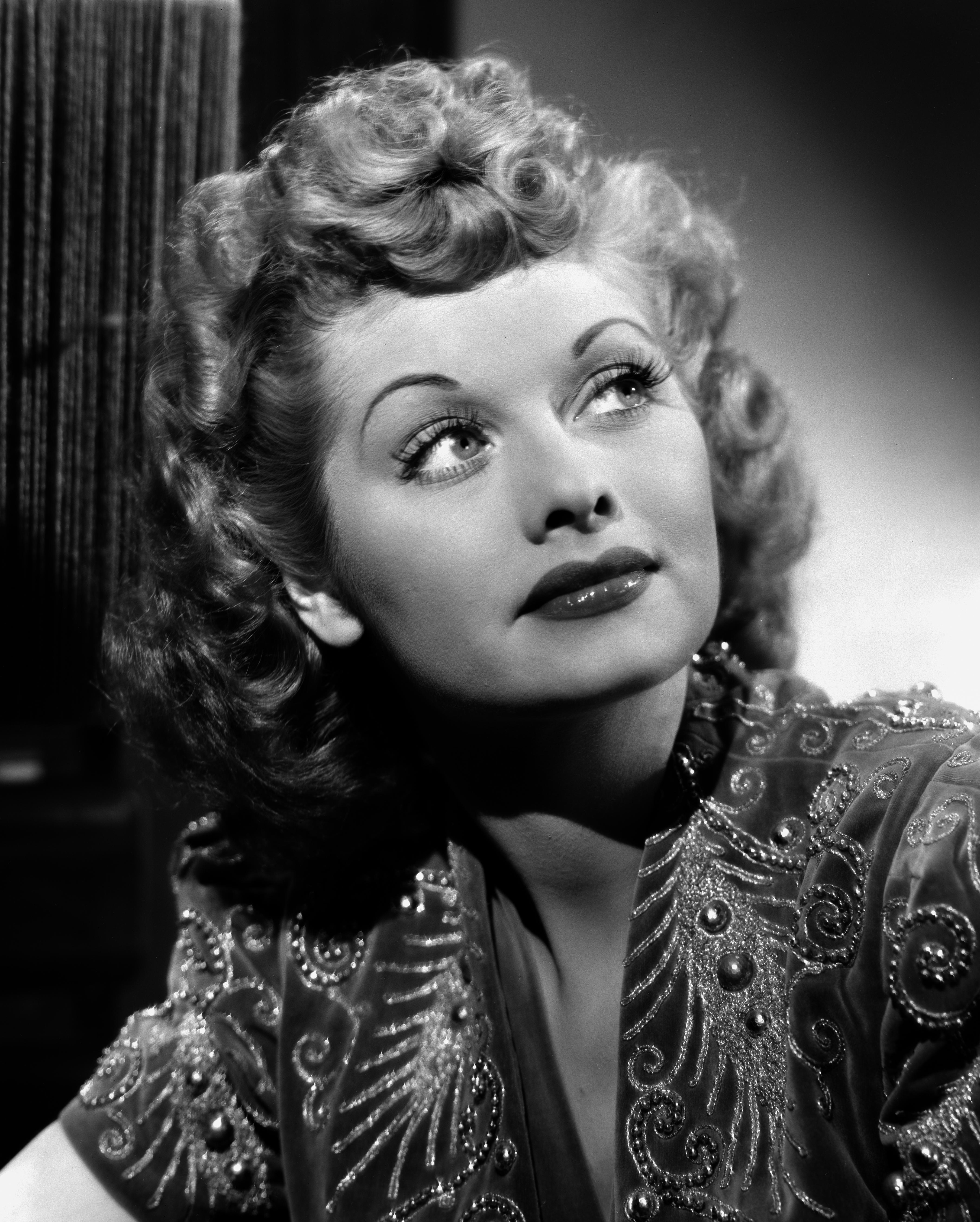 Unknown Black and White Photograph - Lucille Ball: Classical Elegance Fine Art Print