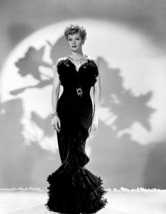 Lucille Ball in Black Gown Movie Star News Fine Art Print