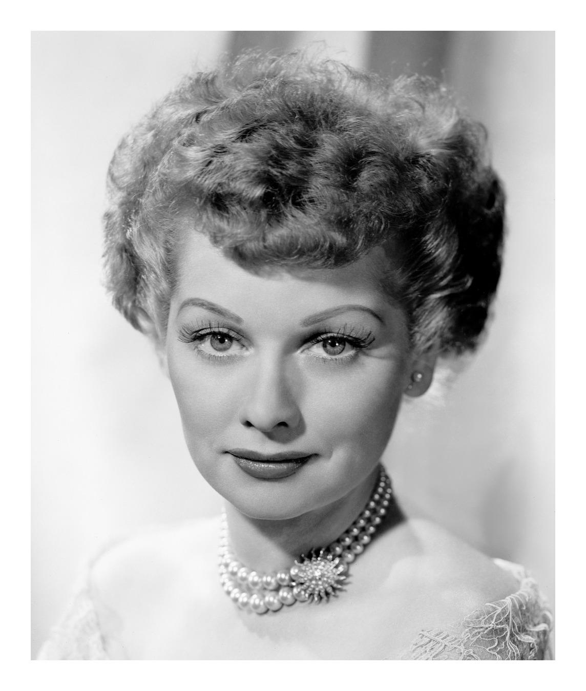 Lucille Ball in Pearls - Photograph by Unknown