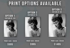 Lucille Ball in Pearls Fine Art Print
