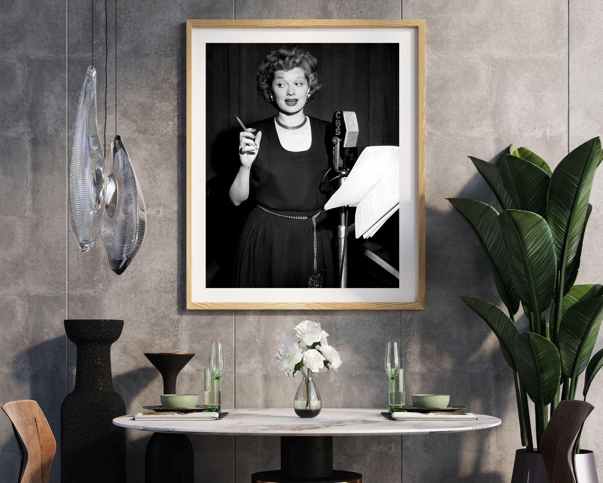 Lucille Ball in the Studio - Photograph by Unknown