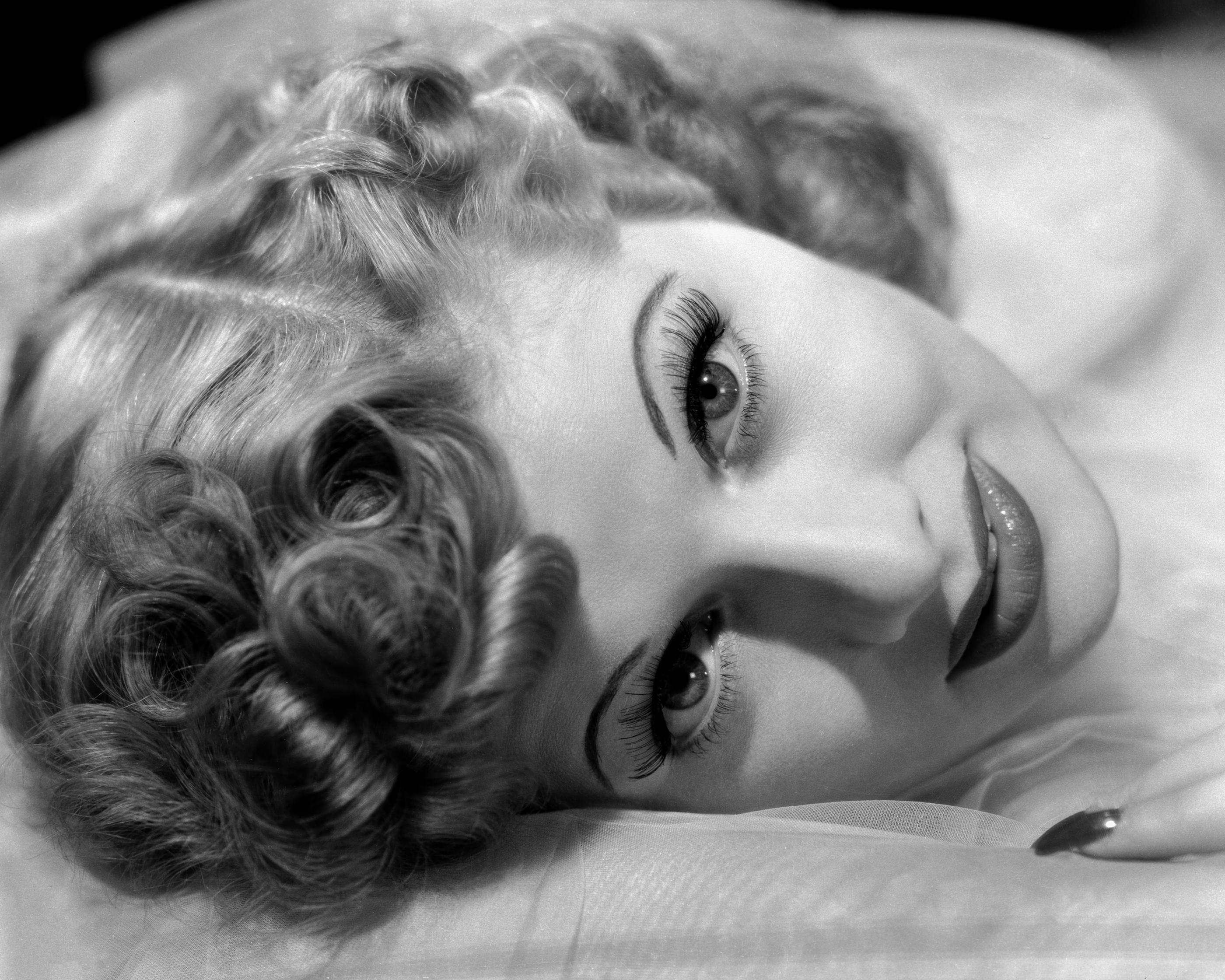 Unknown Black and White Photograph - Lucille Ball on Silk 24" x 20" Edition of 75