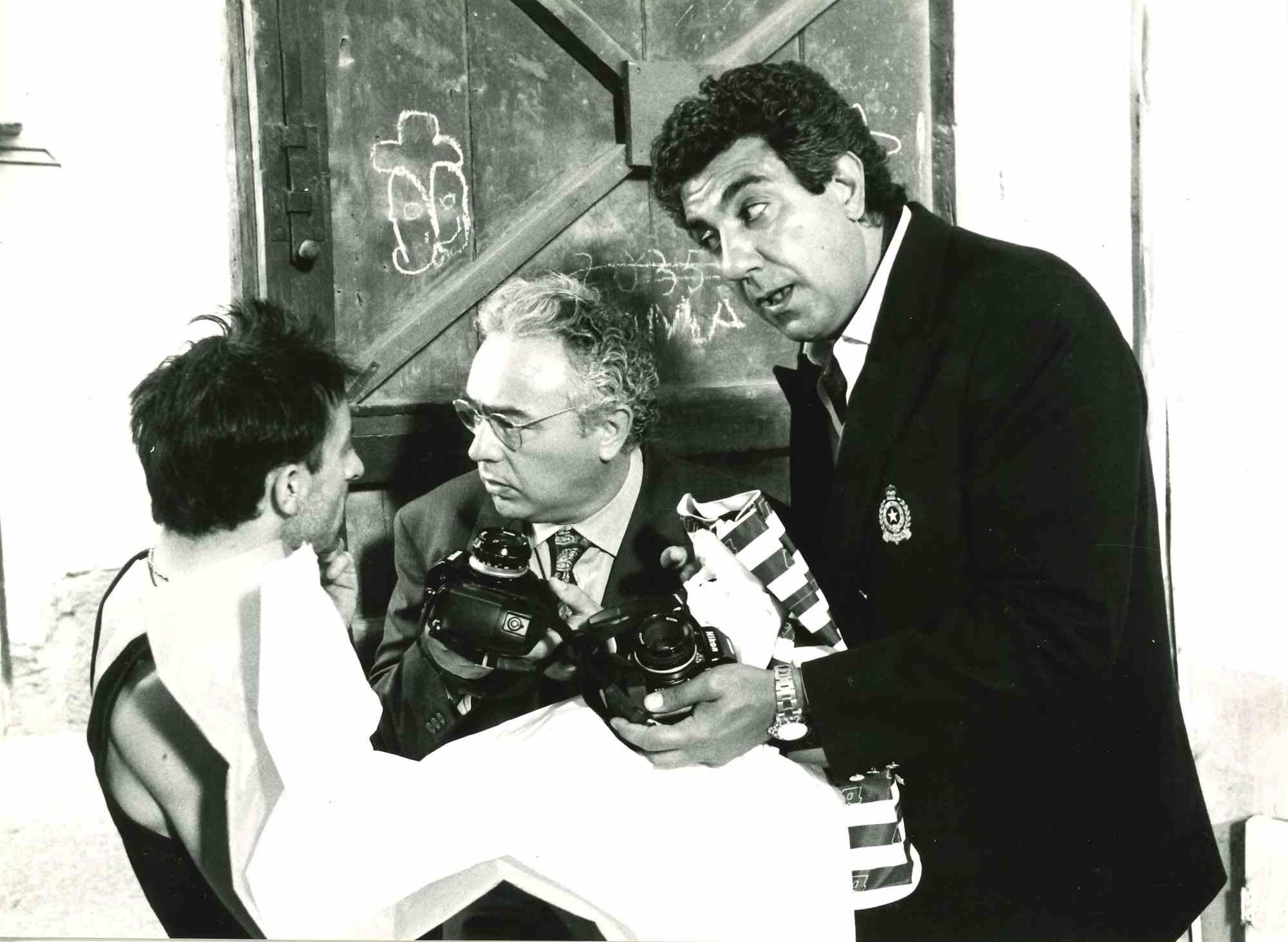 Unknown Figurative Photograph - Luigi Attrice, Tommaso Bianco and Giuseppe di Rosa in Pacco, Doppio Pacc - 1993