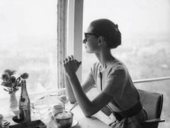 Lunch With Audrey Hepburn (1958) Silver Gelatin Fibre Print - Oversized 