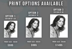 Lynda Carter Profile Studio Portrait Fine Art Print