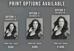 Lynda Carter Striking Studio Portrait Fine Art Print
