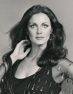 Lynda Carter Striking Studio Portrait Fine Art Print