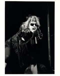 Madonna Performing on Stage in Sunglasses Vintage Original Photograph