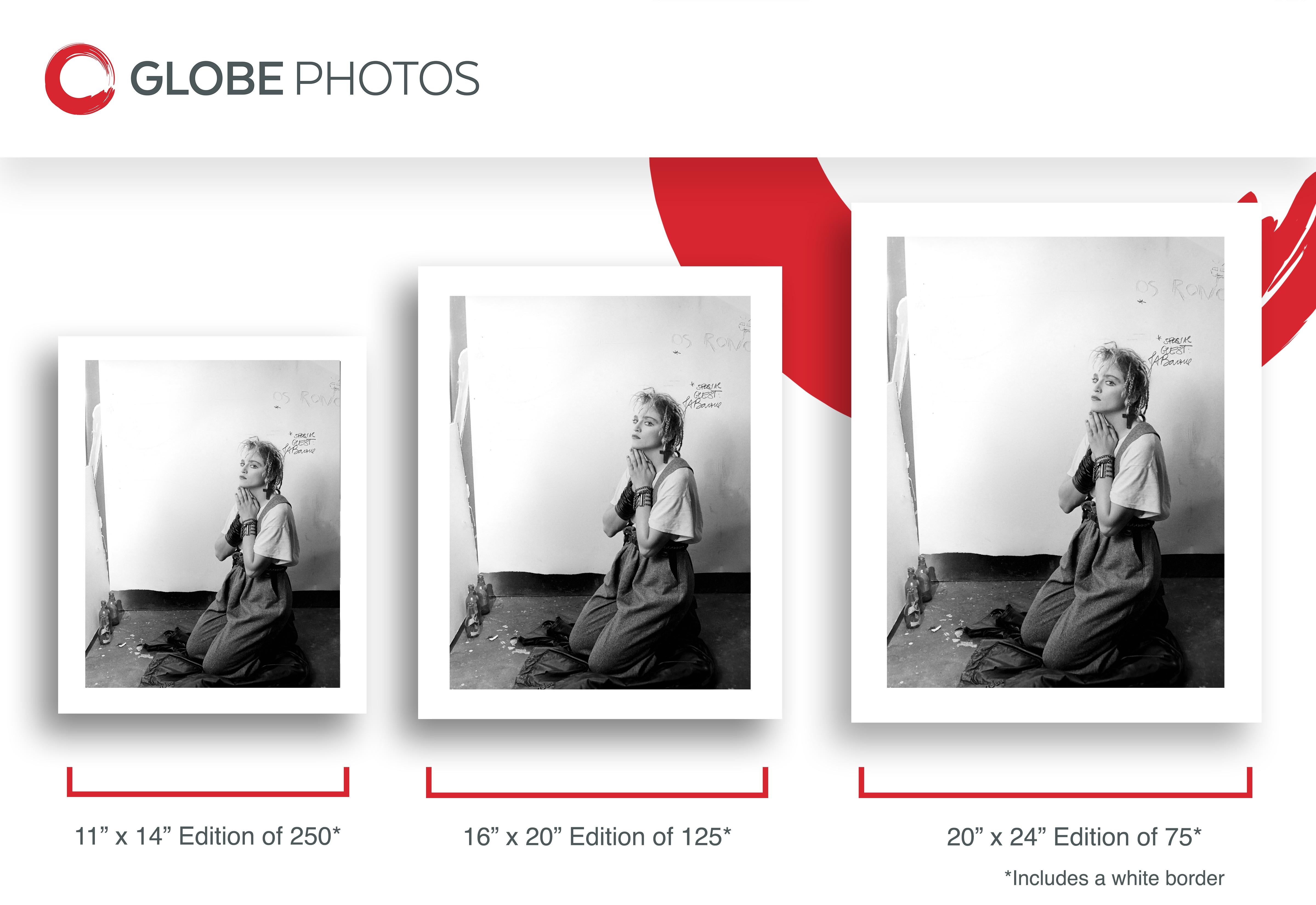 Madonna: Young Pop Star in Prayer Pose - Contemporary Photograph by Unknown