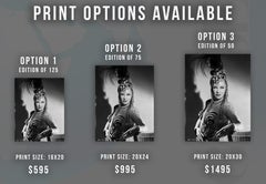 Mae West in Headdress Fine Art Print