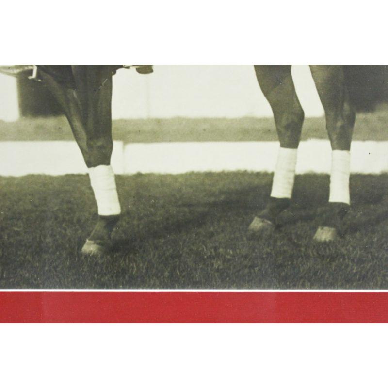 Photo classique et rare en n&b de notre grand-père maternel, Maj Jay Coogan, plus tard de Gladstone/ Peapack, NJ, qui a fréquenté l'Académie militaire royale de Sandhurst et dont la famille était propriétaire du Coogan Polo Grounds (1876-1889) dans