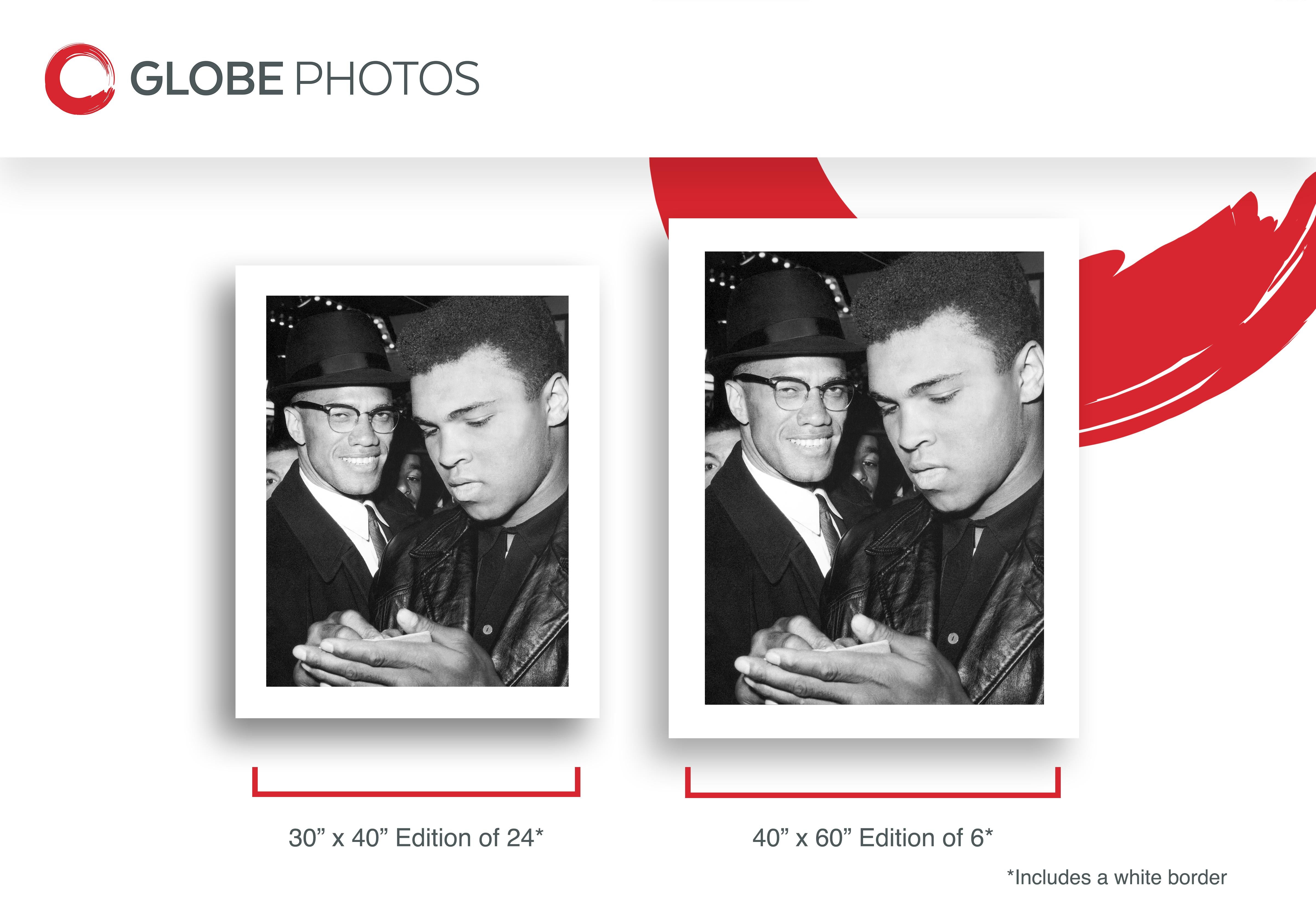 Malcolm X y Muhammad Ali - Portrait Photograph Negro de Unknown