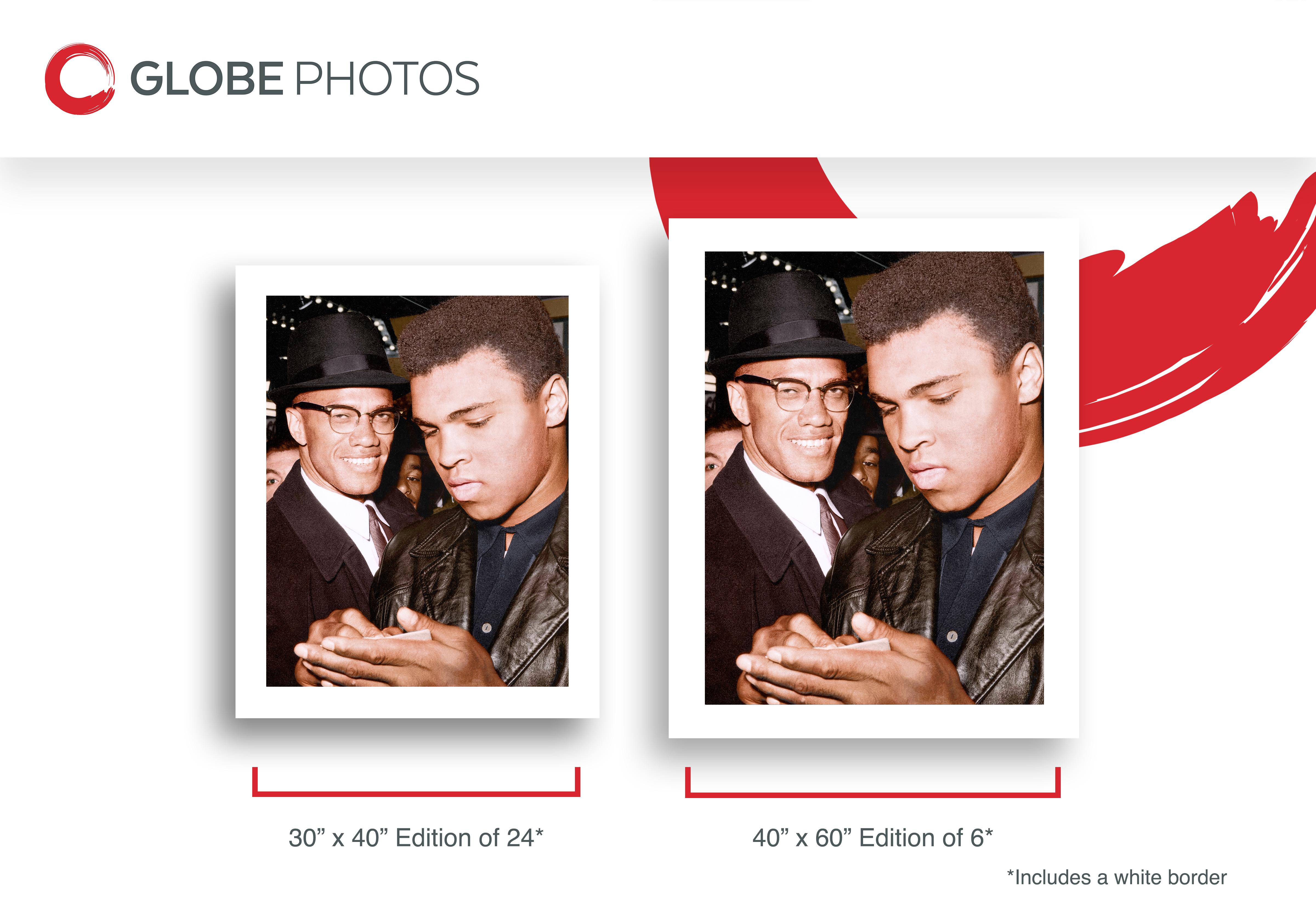 Malcolm X e Muhammad Ali - Portrait Photograph Nero di Unknown