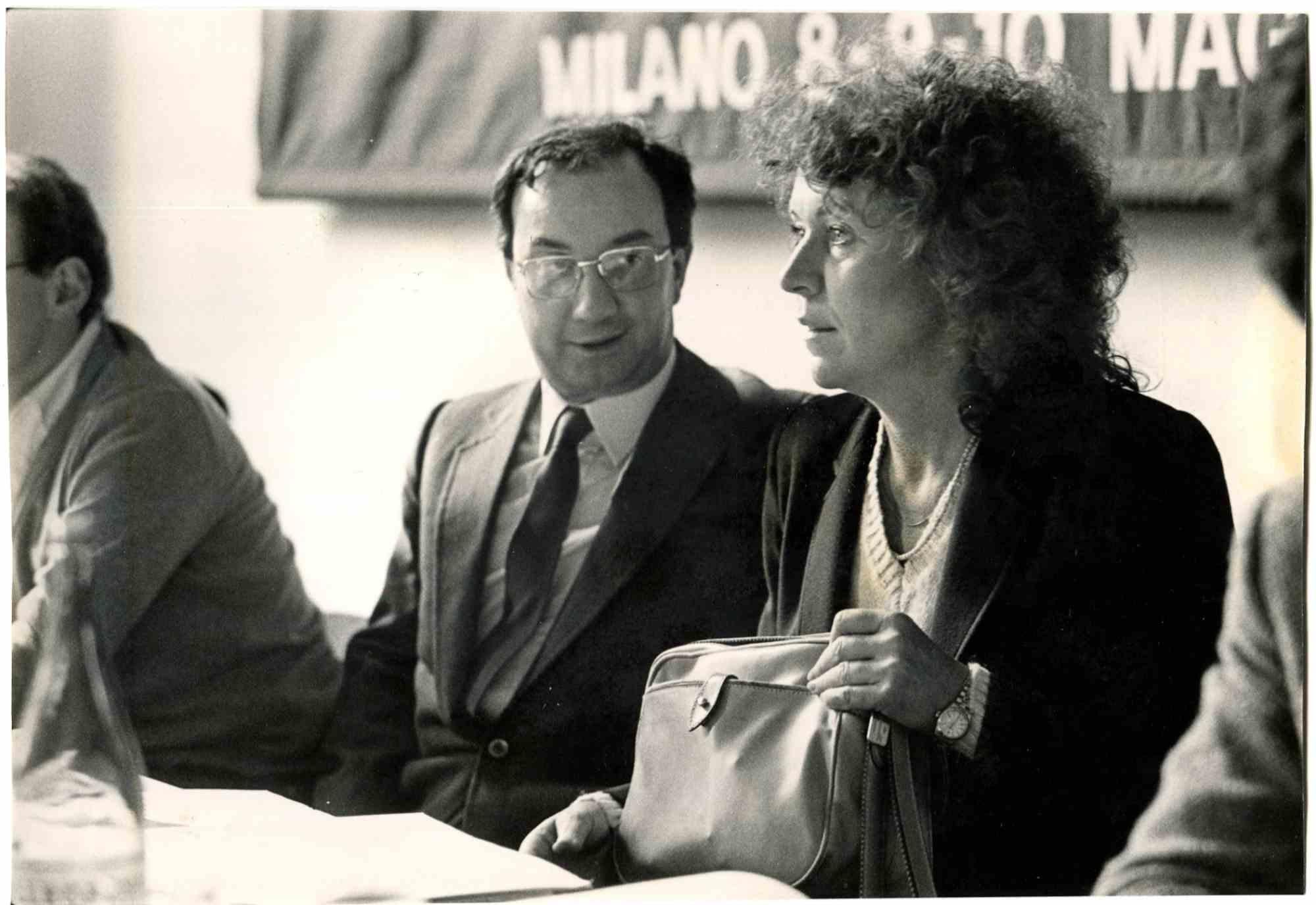 Unknown Figurative Photograph - Margherita Boniver and Carlo Tognoli -  Photo - 1980s