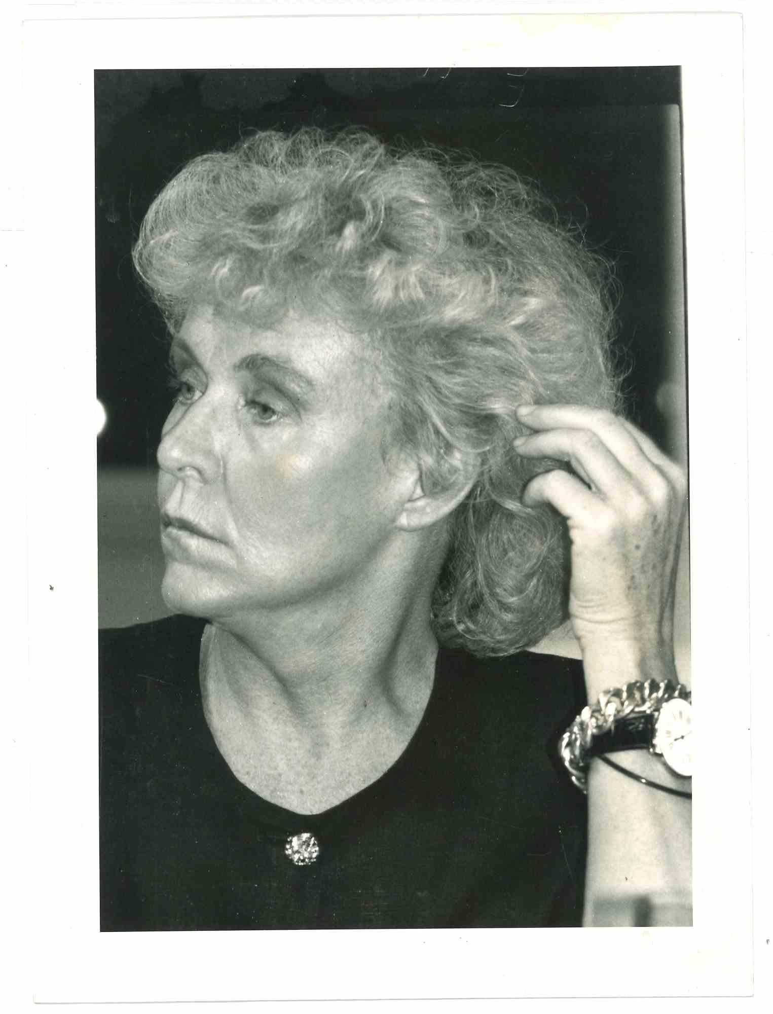 Unknown Portrait Photograph – Margherita Boniver – Vintage-Fotografie – 1980er Jahre