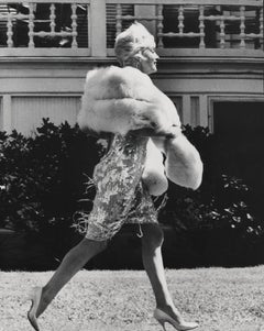 Vintage Marilyn Candid on a Stroll Fine Art Print