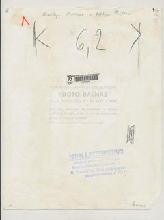 Marilyn Monroe and Arthur Miller, ca. 1956, 26, 4 x 21 cm