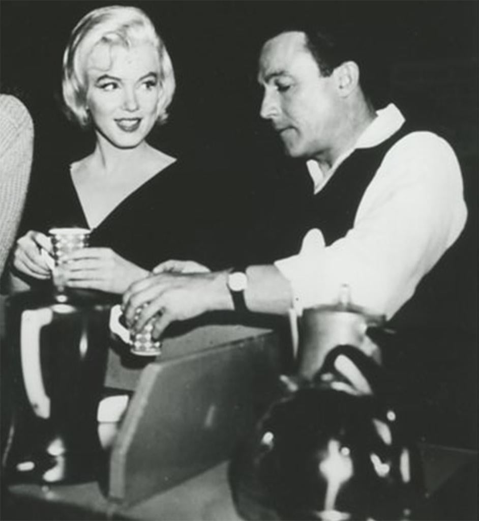 Marilyn Monroe and Yves Montand in 