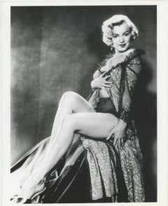 Vintage Marilyn Monroe Black & White Lingerie Photoshoot 