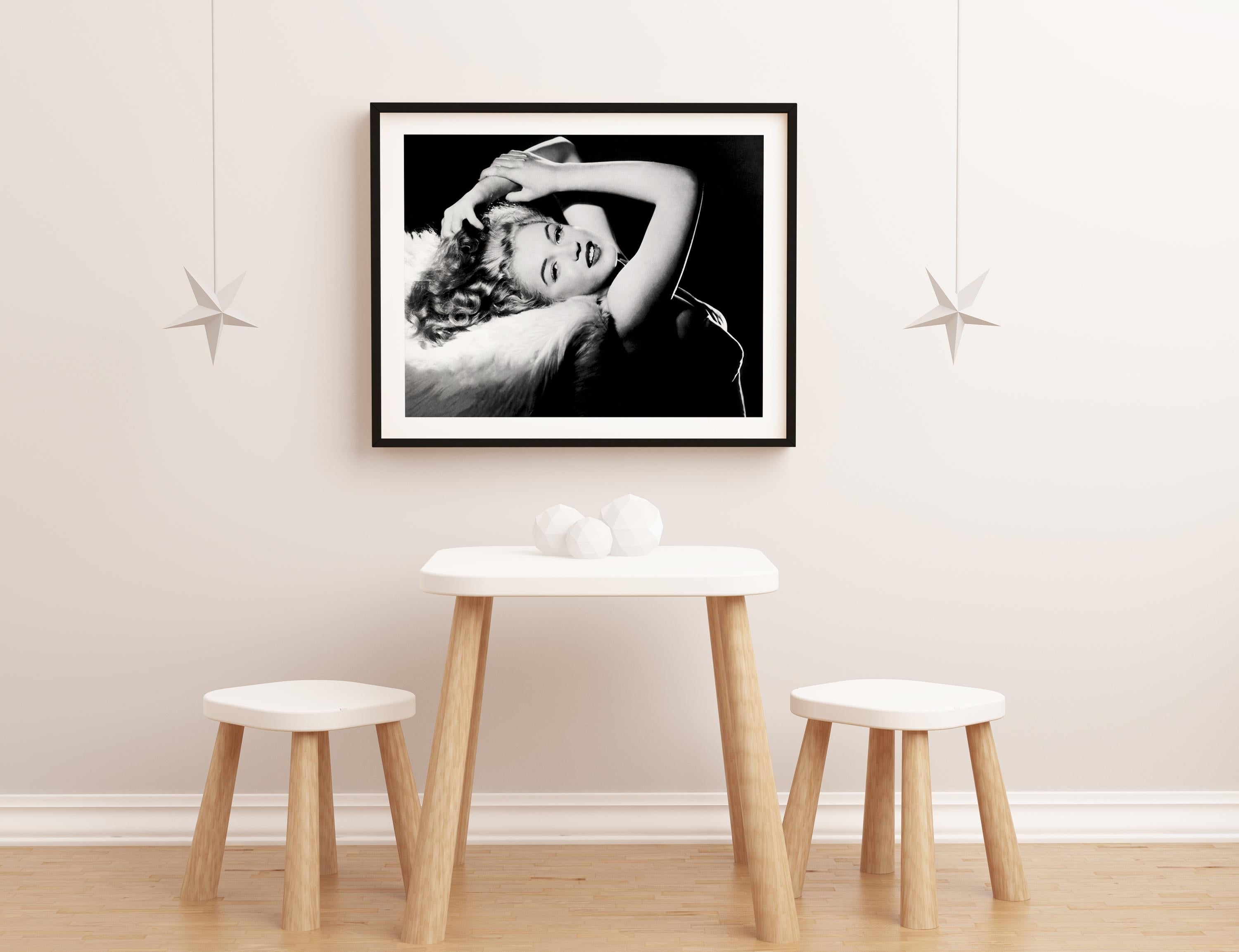 Marilyn Monroe: Elegance in the Studio Globe Photos Fine Art Print For Sale 1