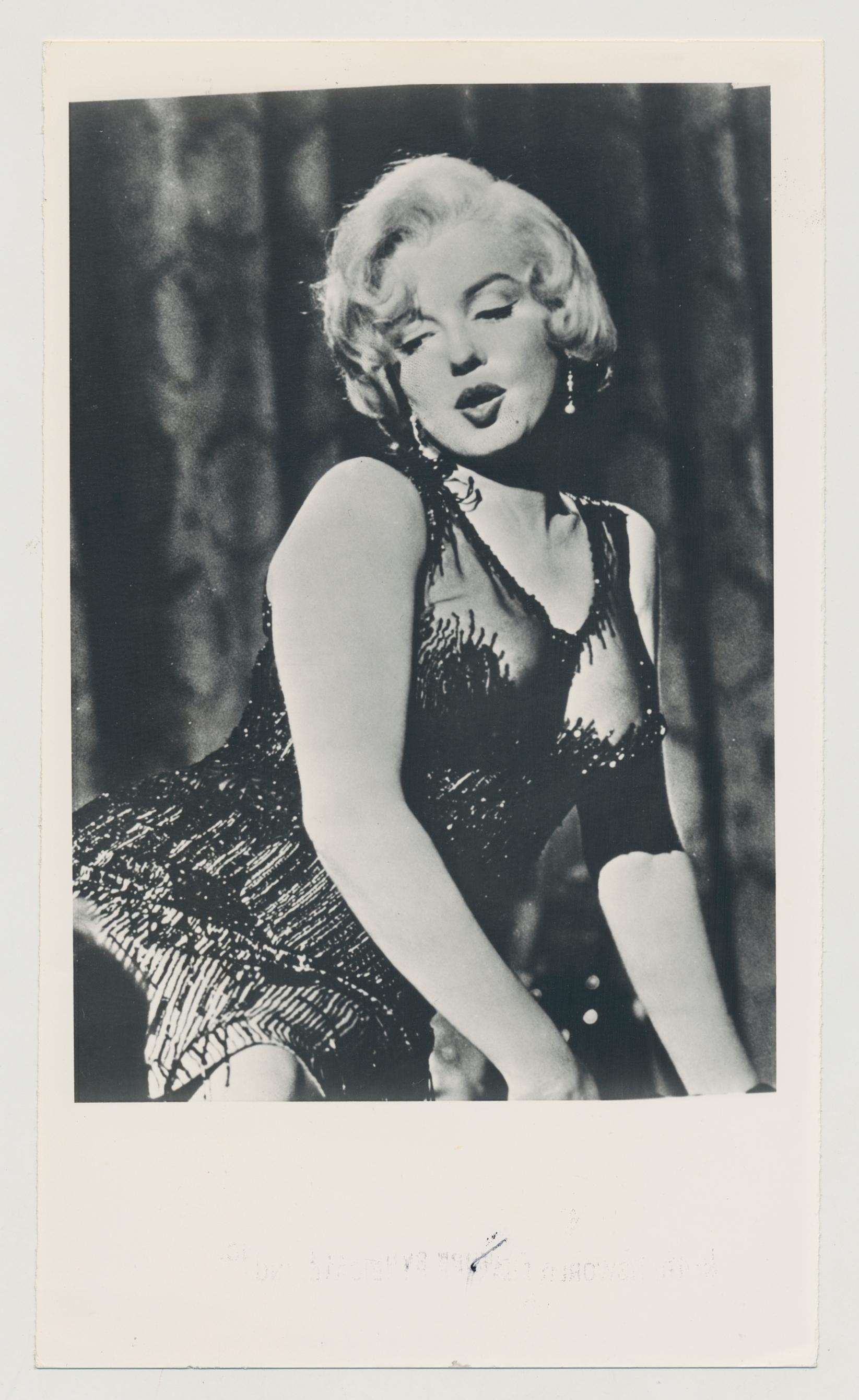 Unknown Portrait Photograph - Marilyn Monroe in "Some like it hot", 1959, 21, 4 x 12, 6 cm