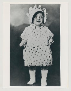 Antique Marilyn Monroe (Norma Jean) as little child, ca. 1927, 16, 4 x 21, 5 cm