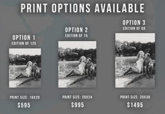 Marilyn Monroe Posed Poolside Fine Art Print
