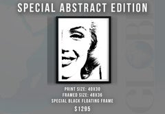 Marilyn Monroe Special Abstract Edition Framed Art Print