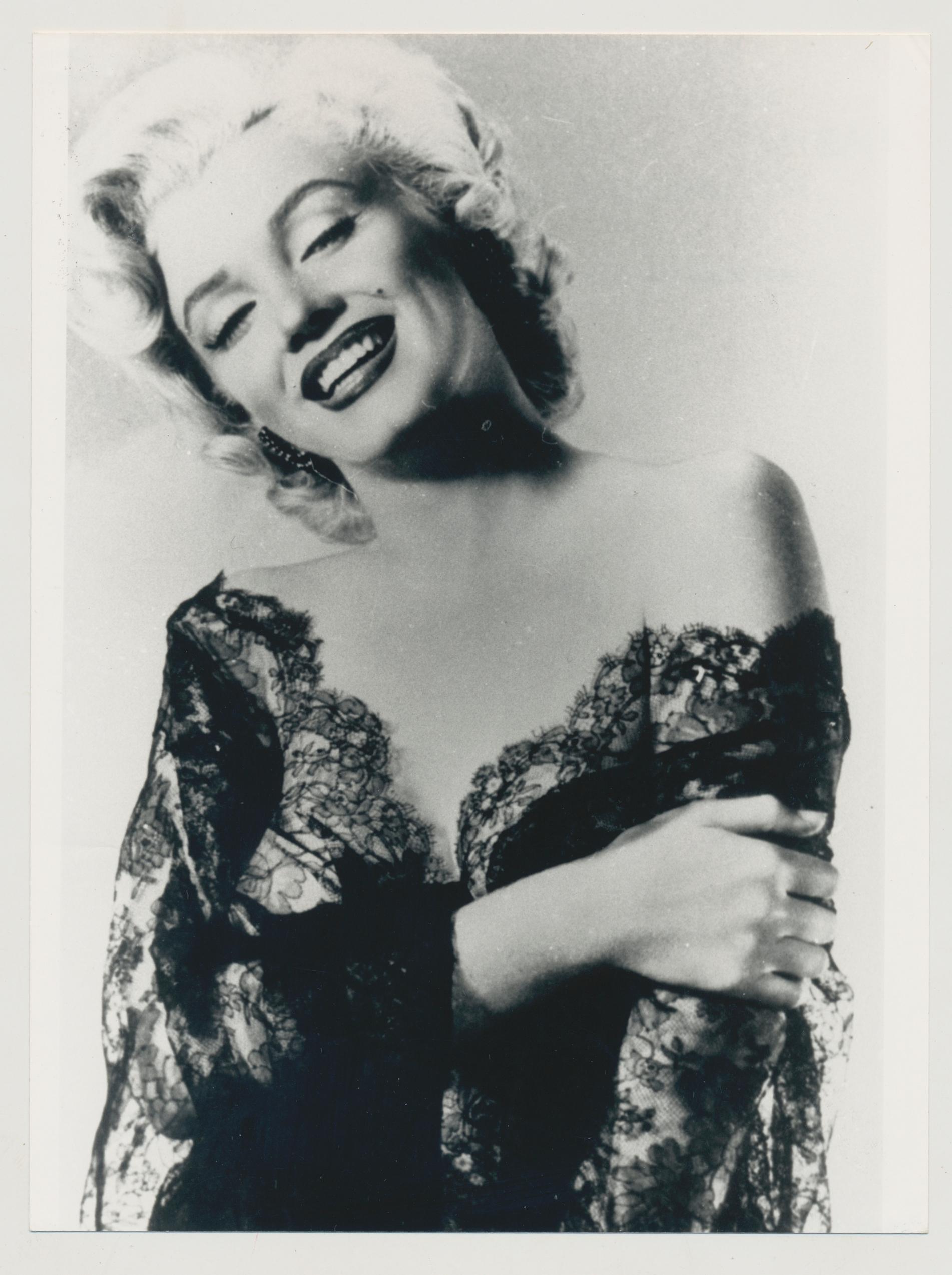 Unknown Black and White Photograph - Marilyn Monroe Studio Shoot, 1950s, 15 x 20, 2 cm