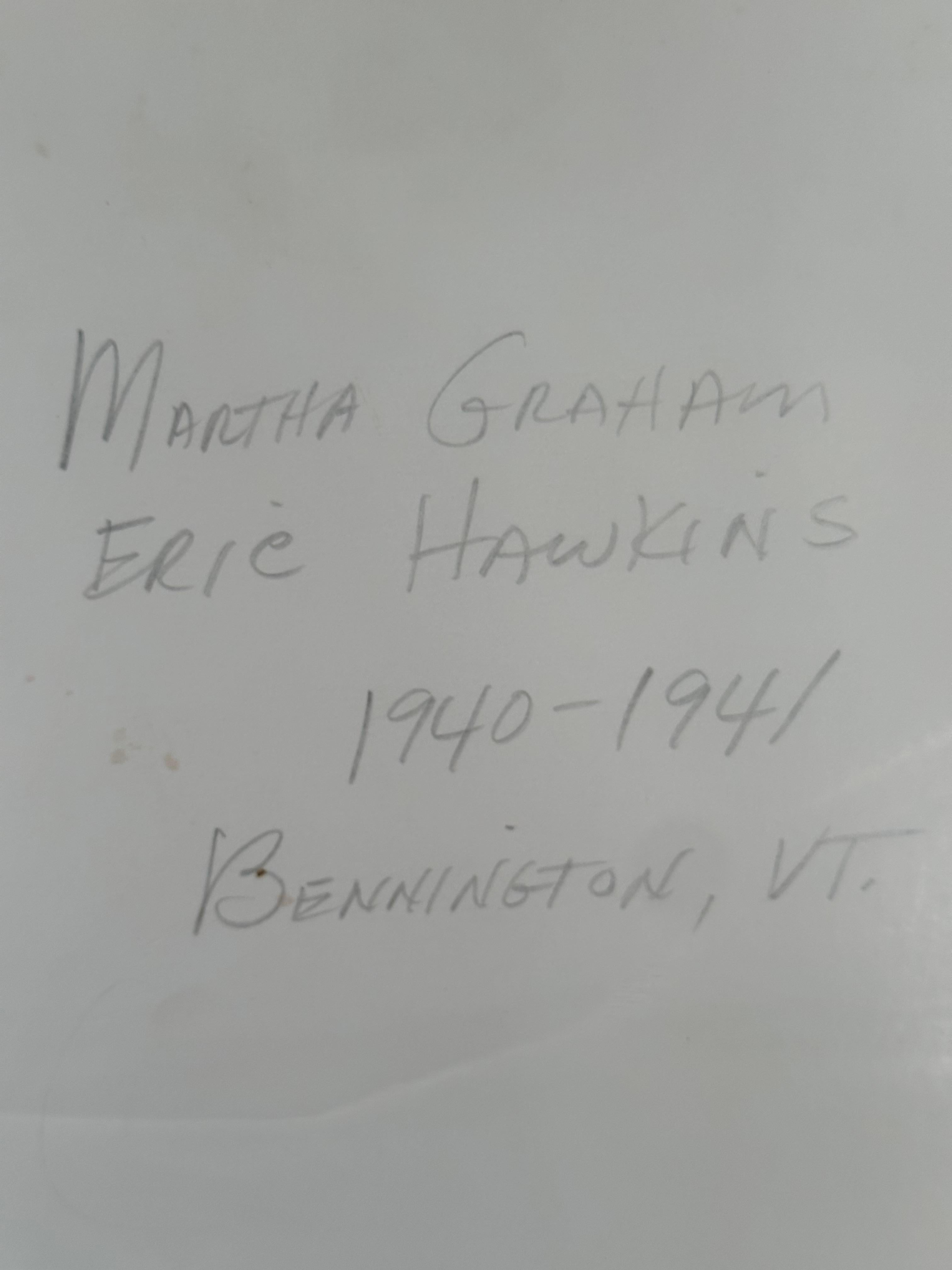 Martha Graham & Erick Hawkins al Bennington College in vendita 6