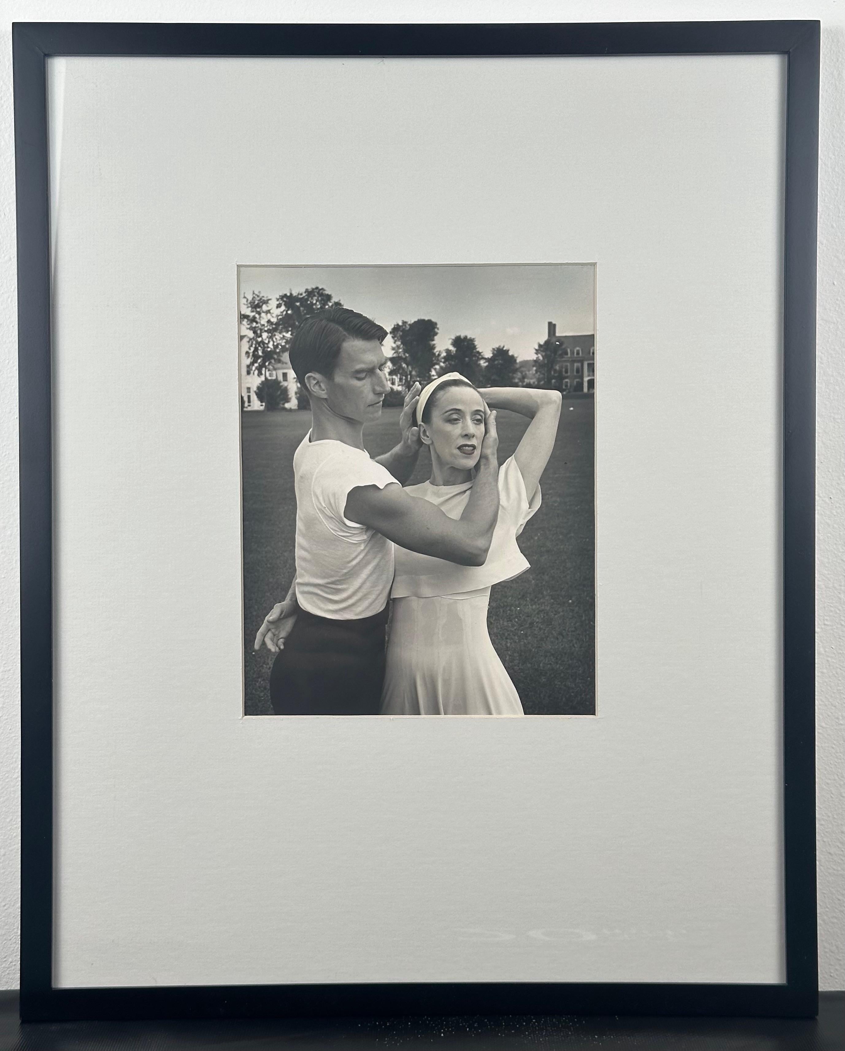 Martha Graham & Erick Hawkins at Bennington College - Realist Photograph by Unknown