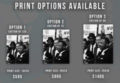 Martin Luther King, Jr. at Civil Rights March Globe Photos Fine Art Print