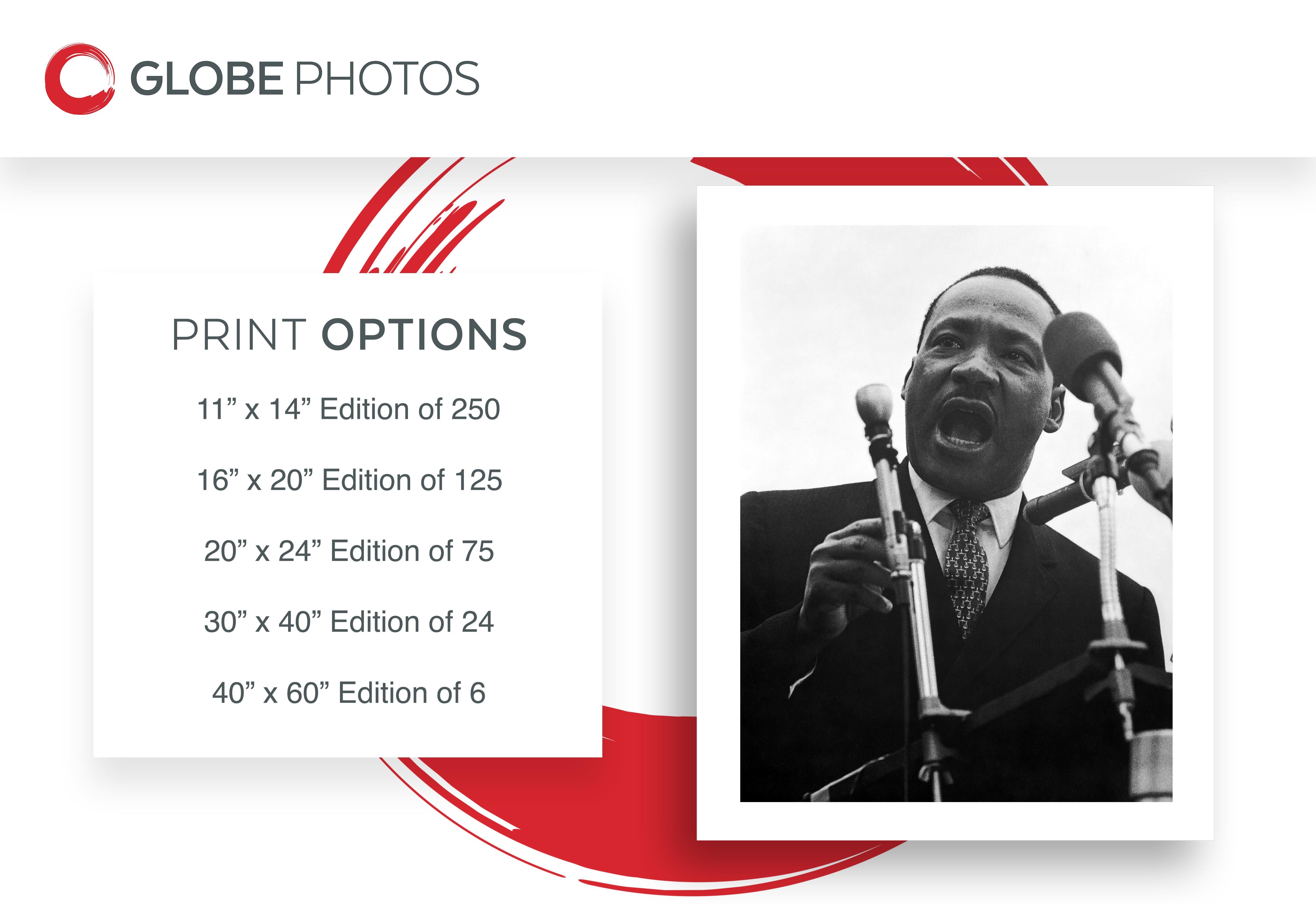 Martin Luther King Jr. Fare un discorso - Photograph di Unknown