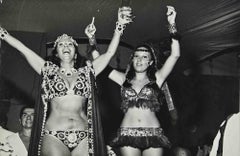 Bailarines enmascarados en los años 70 - Fotografía de época - Años 70