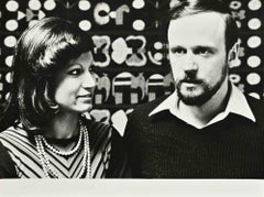 Maurizio Leigheb con la moglie Maura - Fotografia d'epoca - Metà del XX secolo